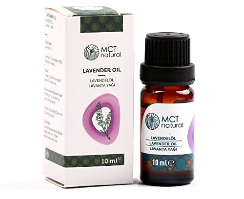 MCT natural® Lavendelöl 10ml [100% NATURREIN] - ätherisches Öl für ENTSPANNUNGSMOMENTE - Raumduft für Aromatherapie & Diffusor - Aroma Öl (bei Stress)