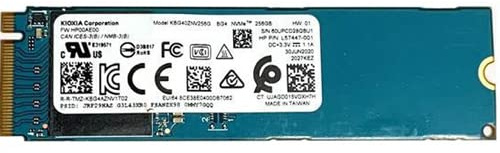 BTB Kioxia Internal SSD, 256GB PCIe Gen 3 x 4 NVMe Solid State Drive, M.2 2280, Model KBG40ZNV256G, OEM