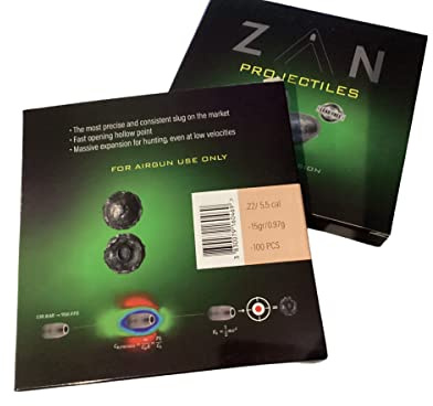 Zan Airgun Slugs LEAD FREE .22/5.5mm Qty100 L954