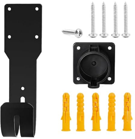 Graootoly J1772 EV Charger Holder SAE J1772 EV Charger Holder Wall Mount for All J1772 EV Charger Models Charging Cable Holder