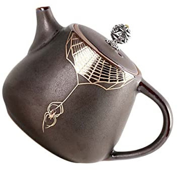ABOOFAN Théière Japonaise Vintage En Céramique Émaillée Rustique Service À Thé 280 Ml Théière Araignée S