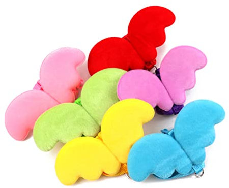 Supvox Haustierleine Engelsflügel Kragenband für Katzen H-Förmiges Kätzchen Geschirr Verstellbar Atmungsaktiv Größe S Nylon Einfach zu Bedienen