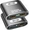 Hxwlo Splitter HDMI 4K 1 ingresso 2 uscite, Doppio Monitor, Supporto 3D Full HD, Alluminio, Adattatore HDMI Compatibile con PS4, PS5, HDTV (1 Sorgente su 2 Display, Solo Modalità Mirroring) - Argento
