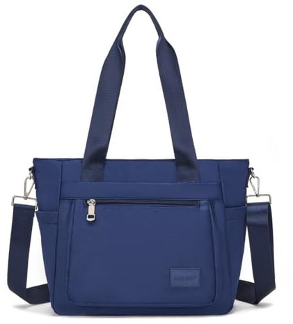 JIANLINST Damen Handtasche Frauen Schultertasche Casual Multifunktionale Umhängetaschen Hobo Taschen für Arbeit Einkaufen Reisen Dunkelblau