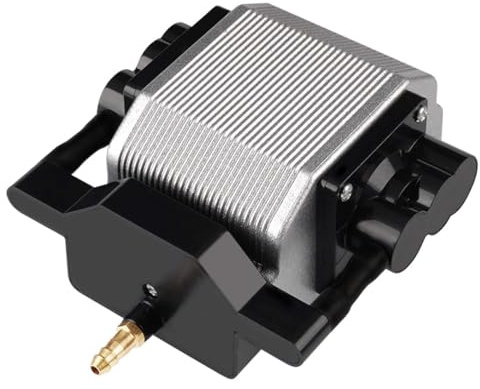 Baoblaze Luftpumpe für Aquarien, Kompressor, Belüfter, 16 W, hohe Leistung, leise, tragbare Mini-Luftpumpe, Aquarium- für Teich, Außenpool, 12 V