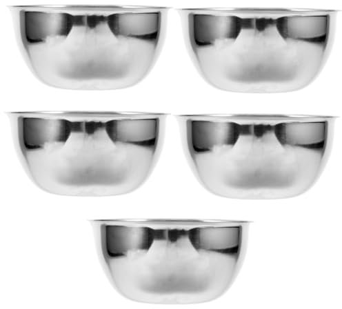 TOPBATHY 5 Pièces Tasse à Riz En Acier Inoxydable Gobelet à Eau Avec Échelle Gobelets Gradués Verre Doseur Tasses à Mesurer Pour Aliments Tasse à Mesurer Bol Doseur De Riz Mesurette à Riz