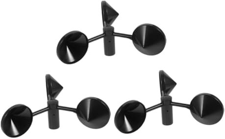 BESPORTBLE 3 Pezzi Anemometro Sensore Del Vento Esterno Misuratore Di Velocità Del Vento Tazza Di Ricambio Installazione Facile e Resistente a D'aria Elevati