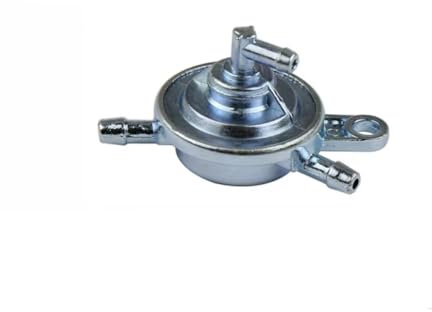Motorrad Kraftstoffpumpe Für GY6 50 125 150cc Roller Moped ATV Aluminium Motorrad Gas Benzinhahn Hahn Ventil Schalter Pumpe Tap Gewinde Zubehör Motorrad Benzinpumpe(3-Way)
