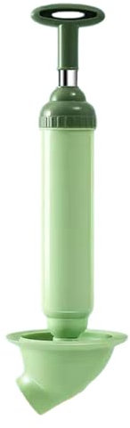 Drucktoiletten-Entstörer, Hochdruck Toilettenkolben, Toiletten Pümpel,Rohrreiniger,WC Verstopfung Entfernen WC pümpel Toilet Plunger für Toilette/Waschbecken/Badewanne/Bodenablauf (Grün)