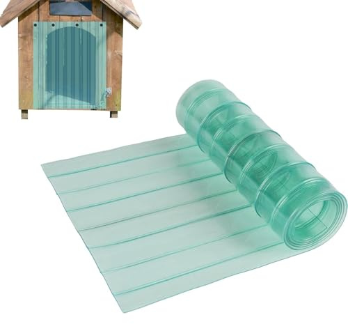 Ersatztürflügel für Hundetür – umweltfreundlicher sicherer transparenter Streifen für Hundehütten-Türflügel, DIY-Hund