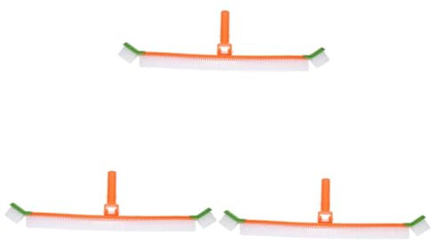 Mipcase 3pcs Pool Brush Head Heavy Duty Bristle Brush Swimming Pool Tile Scrubber Hot Tub Bathroom Kitchen Cleaning