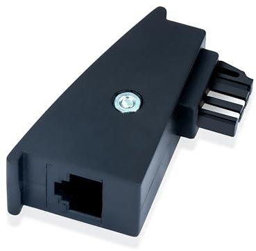 BIGtec TAE RJ45 DSL adattatore cavo adattatore TAE-F maschio a RJ45 femmina 8P2C adattatore modulare telefono cavo adattatore router