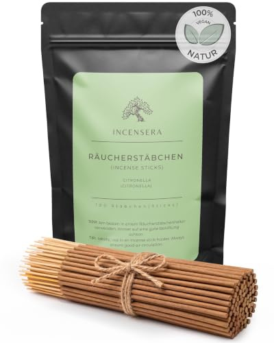 Incensera Citronella rökelsepinnar, 100 stycken, avkoppling
