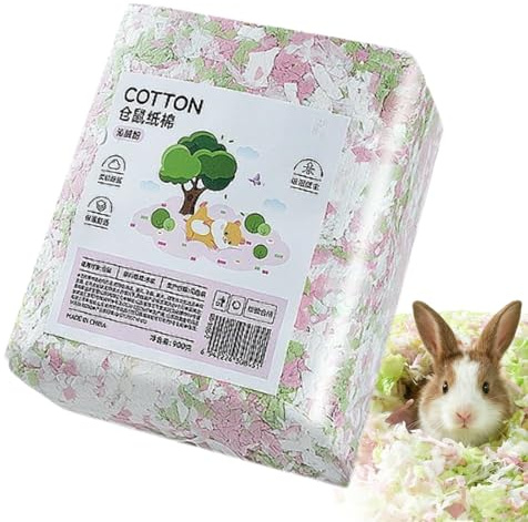 Hamster Litter Made of Dust-free Confetti Absorbent Wood Chips for Winter Hamsters Gerbils Rabbits Guinea Pigs Small Animals Cage Accessories