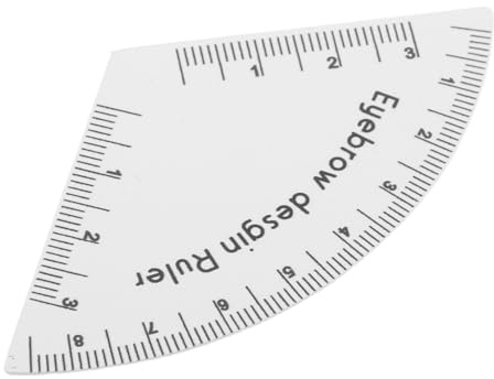 Veemoon Gabarit à Sourcils Réutilisable pour Mise Précise Règle de Cartographie Sourcils Outil Maquillage Portable pour Dessin Rapide et Symétrie – 1 Pièce Usage Quotidien et Voyage