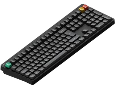 nuphy Node100 Clavier mécanique sans Fil,(ISO-FR AZERTY) Clavier Bluetooth Personnalisable avec Touches remplaçables à Chaud et rétroéclairage RGB, 109 Touches, connectivité Bluetooth/2,4 GHz/USB-C