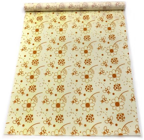 Reusable Beeswax Wrap Roll - 33x100cm Cuttable Organic Beeswax Food Wrap, Plastic-Free, Eco-Friendly Sustainable Food Storage Wrap for Bread, Sandwich, Fruits and Snacks (B)
