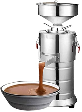 BDJSN Electric Peanut Butter Maker, Stainless Steel Commercial Nut Butter Grinder, 15kg/h Grinding Mechanism Food Processor Grain Grinding Machine for Almond, Coffee, Cashew, Walnut, Pumpkin Seed