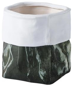 Plant containerCeramic planter pot,Nordic Creative and Personalized Ceramic Kraft Paper Bags, Flower Pots, Dark Green Jade pattern-16 * 16 * 16CM (Color : Apattern, Size : 16 * 16 * 16CM) ( Color : Da