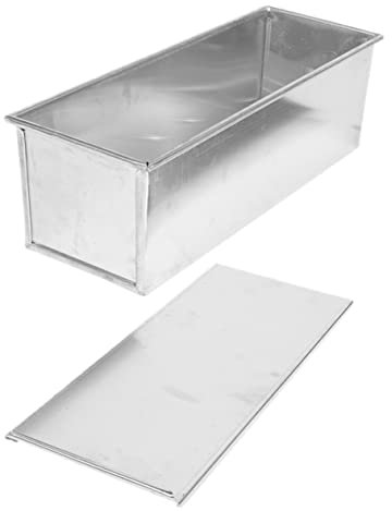 TINEASUR Bread Loaf Pan with Lid Nonstick Metal Toast Baking Mold 600g Capacity Bread Pan for Oven Baking Home Kitchen Use