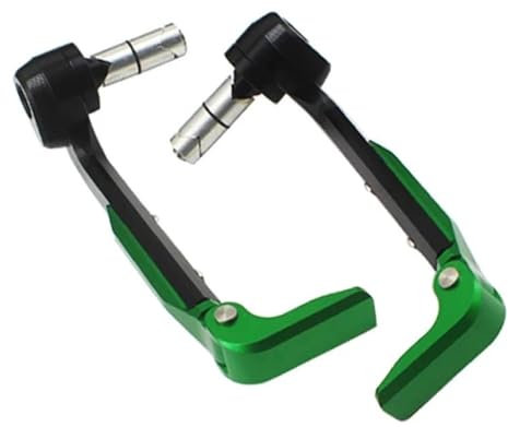 Motorrad Griffschutz Motorrad CNC Lenkergriffe Schutz Bremse Kupplungshebel Schutzfolie Für Suzuki GSX-R600 GSX750 7/8 22mm(Groen)