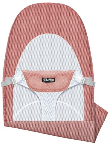 iGRATENS Stoffsitz für Babywippe – Bezug für Babywippe Balance Soft & Bliss, belüftetes Netz, hautfreundlich, maschinenwaschbar, Rosa
