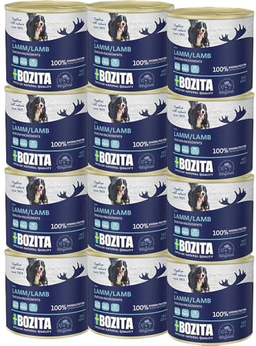 Bozita Dog Dose Pate Lamm 625g - Sie erhalten 12 Packung/en; Packungsinhalt 0,625 kg