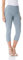 Roman Originals Cropped Trousers for Women UK Ladies Capri Leggings Summer Pants Short Crop Stretch 3/4 Length Three Quarter Pedal Pusher Clothes Elasticated Bengaline Cut Off - Grey - Size 10