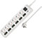Brennenstuhl regleta de enchufes con 6 Tomas de Corriente y interruptores Individuales (Cable de 2 m, con 6 interruptores iluminados Independientes) Blanco
