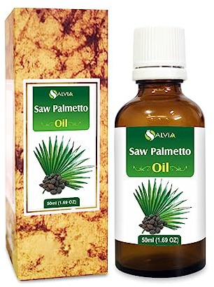 Saw Palmetto Oil (Serenoa Repens) | Pure and Natural Cold-Pressed Oil | Moisturize and Nourish Skin, Prevent Hair Loss| Used in Cream, Lotion, Shampoo, Serum, and Many Others - 50ML