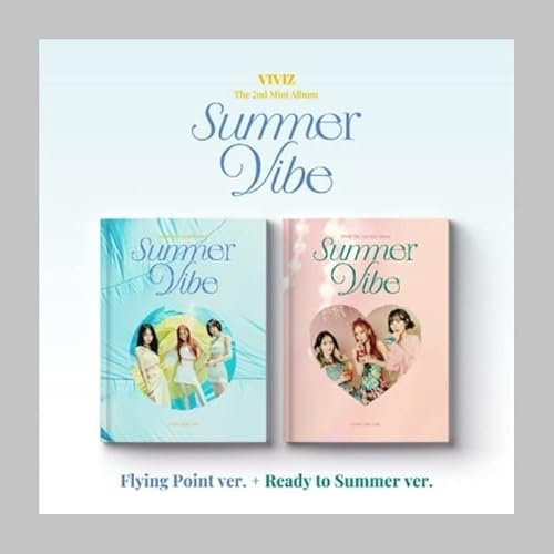 VIVIZ Summer Vibe 2nd Mini Album PhotoBook Version Random Cover CD+64p PhotoBook+1ea Envelope+3p PhotoCard+1ea Paper Mobile+1p Message Card+1p PostCard+Tracking Sealed
