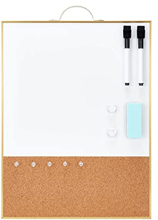 Pizarra de combinación magnética pequeña para pared