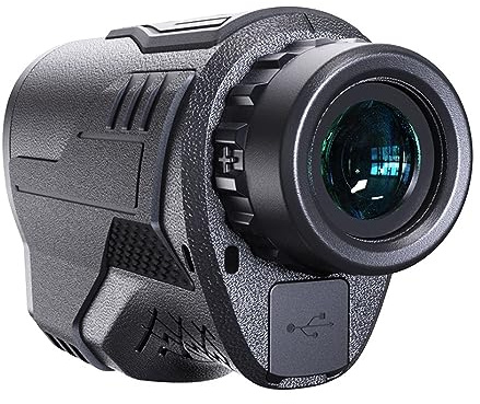 JIEZM Binocolo con telemetro 8 * 30 Misuratore di Distanza Laser con telemetro a Lunga Distanza da 2500 m
