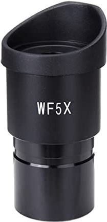Digitales Mikroskop-Zubehör, WF5X Weitwinkelobjektiv, biologisches Mikroskop-Okular-Montagegröße, 23,2 mm, Mikroskopteil, Weitwinkel-Okular für Teleskope
