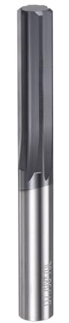 sourcing map Carbide Chucking Reamer 0.307(7.8mm) Dia Straight Flute Straight Shank Machine Reamer Tool for Metal and Lathes CNC Machining Centers, Black
