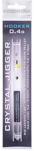 Drennan Crystal Jigger Hooker Rig: 0,4 g