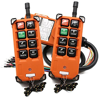 SCRUBY F21-E1B 2 Transmitter + 1 Receiver 220V 380V 110V 12V 24V Industrial Remote Controller Switches Hoist Crane Control Lift Crane(220V)