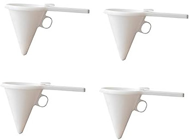 IMIKEYA 4pcs Cake Decorating Funnel Baking Tool Squeeze Batter Cup for Hotel Bakery Juice Shop