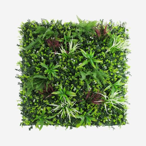 Produce Shop Siepe Artificiale 100x100cm pianta 3D realistica Balcone Giardino Briux