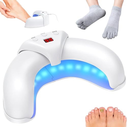 Orthoback MykoMed - Innovative Lichtbehandlung gegen Nagelpilz(Weiß)