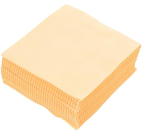 PACKOVE Paños de Microfibra 100 Piezas para Limpiar Gafas y Pantallas sin Rayas y Elimina Polvo Ideales para Guardar en Estuches o Bolsas