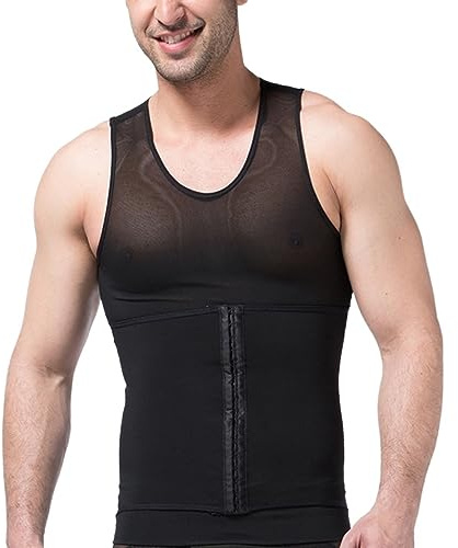 LYGBAOFUL Herr Shapewear Compression Shirt Undertröja Magen Slimming Body Vä Linne Magen kontroll