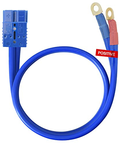 TOPDC Quick Connect Jumper Cables, 1 Gauge, 5 Feet, Heavy Duty