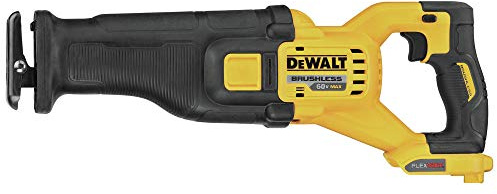 DEWALT FLEXVOLT 60V MAX* Reciprocating Saw, Cordless, Tool Only (DCS389B)