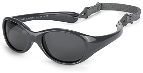 Hifot Lunettes de Soleil pour Bébé Garçon Fille - Protection UV Polarisé Bambin, Temples Non Pliable - 6 Mois à 2 Ans