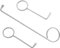 Litorange 3 Stück Universal Dietrich Set zum Öffnen der Tür, Edelstahl Buntbartschlüssel Universal für Zimmertüren,Türöffnungswerkzeug,Lockpicking Tool Set,Dietrich Schlüssel für Schrank