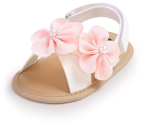 Genérico Sandalias para bebés 0-18 meses y transpirables diseño floral primaveral calzado casual veraniego ideal para aprender a caminar (Multicolour, 13)