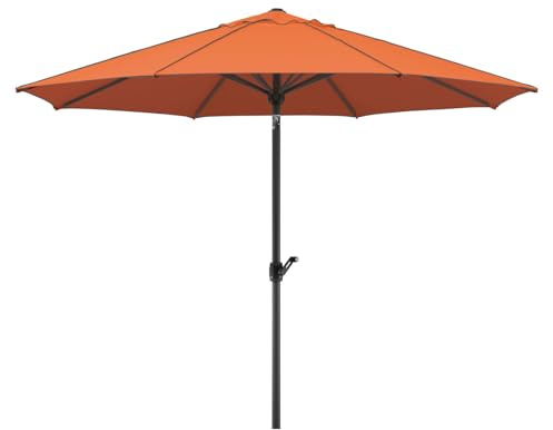 Schneider Sonnenschirm Adria, terracotta, 300 cm rund, Gestell Alu/Stahl, Bespannung Polyester, 7 kg