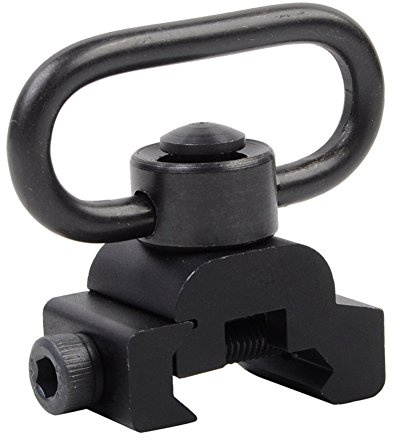 OAREA 20mm Rail Mount Paintball Airsoft Quick Release Detach QD Sling Swivel Tactical Military Sling Loop Picatinny for Gun Rifle Shotgun