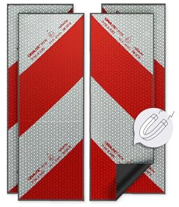 Magnetische Reflecto Kfz-Warnmarkierung aus Orafol ORALITE 5921M in vielen Varianten (Reflexfolie, 4 x 141mm x 423mm)